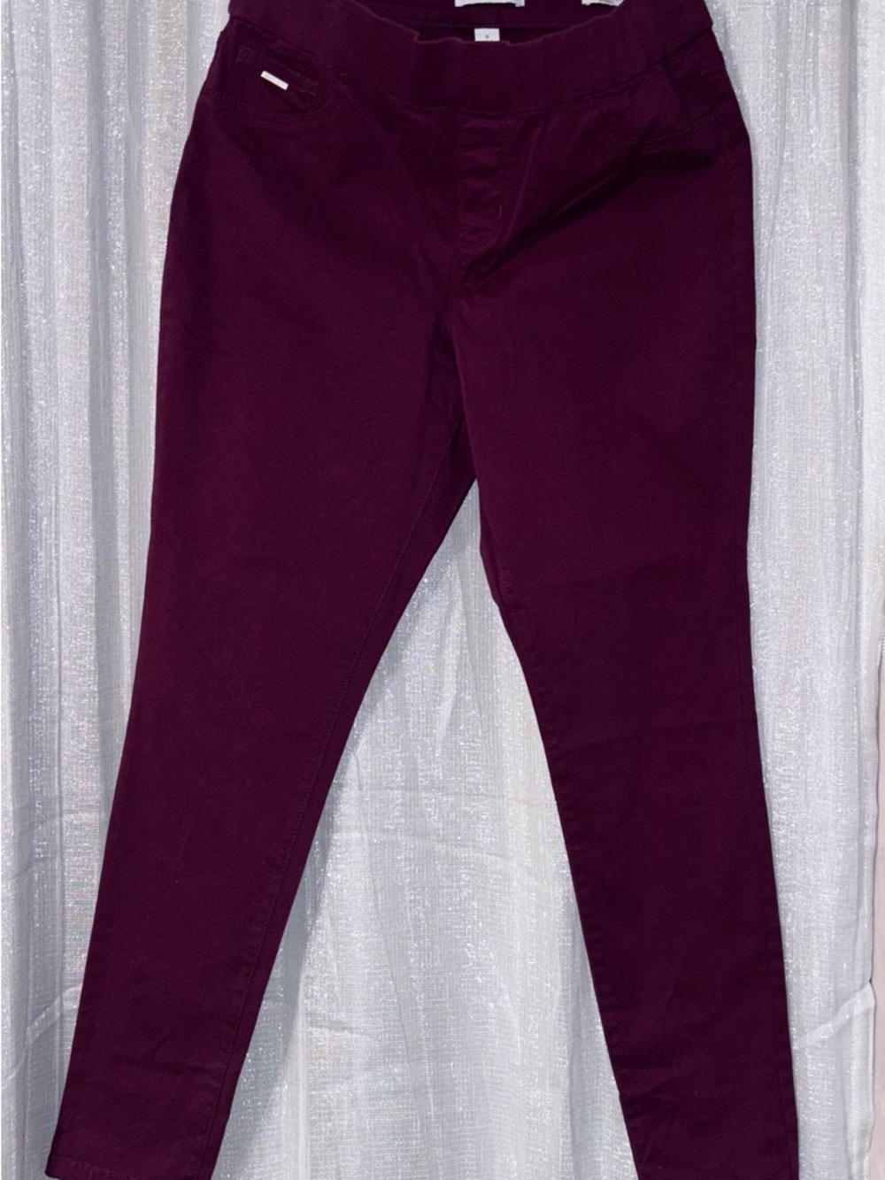 Nine West Plum-Magenta Skinny Jeans